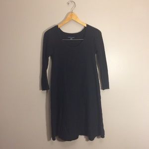 Black Skater Sweater Dress